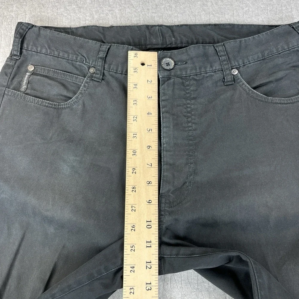 Armani exchange relaxed‎ Men 38/35X29 Black distressed black Pants (Giorgio)
